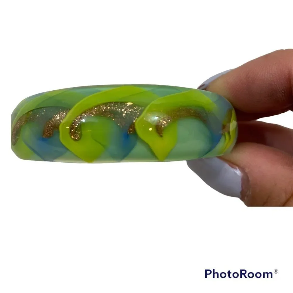 New Without Tags Lot‎ of Glass Bracelet and Glass Ring